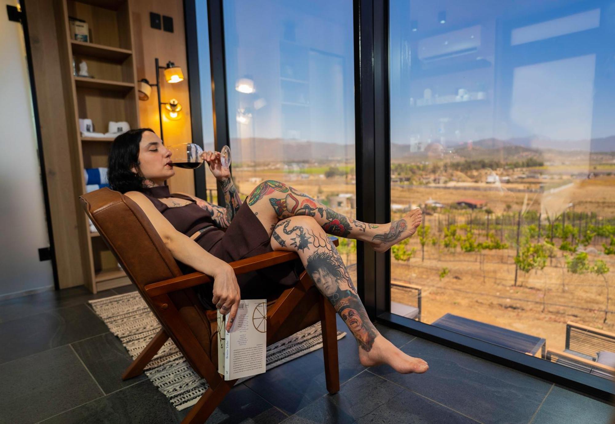 Bajo Estrellas Hotel Contemporaneo Valle de Guadalupe Dış mekan fotoğraf